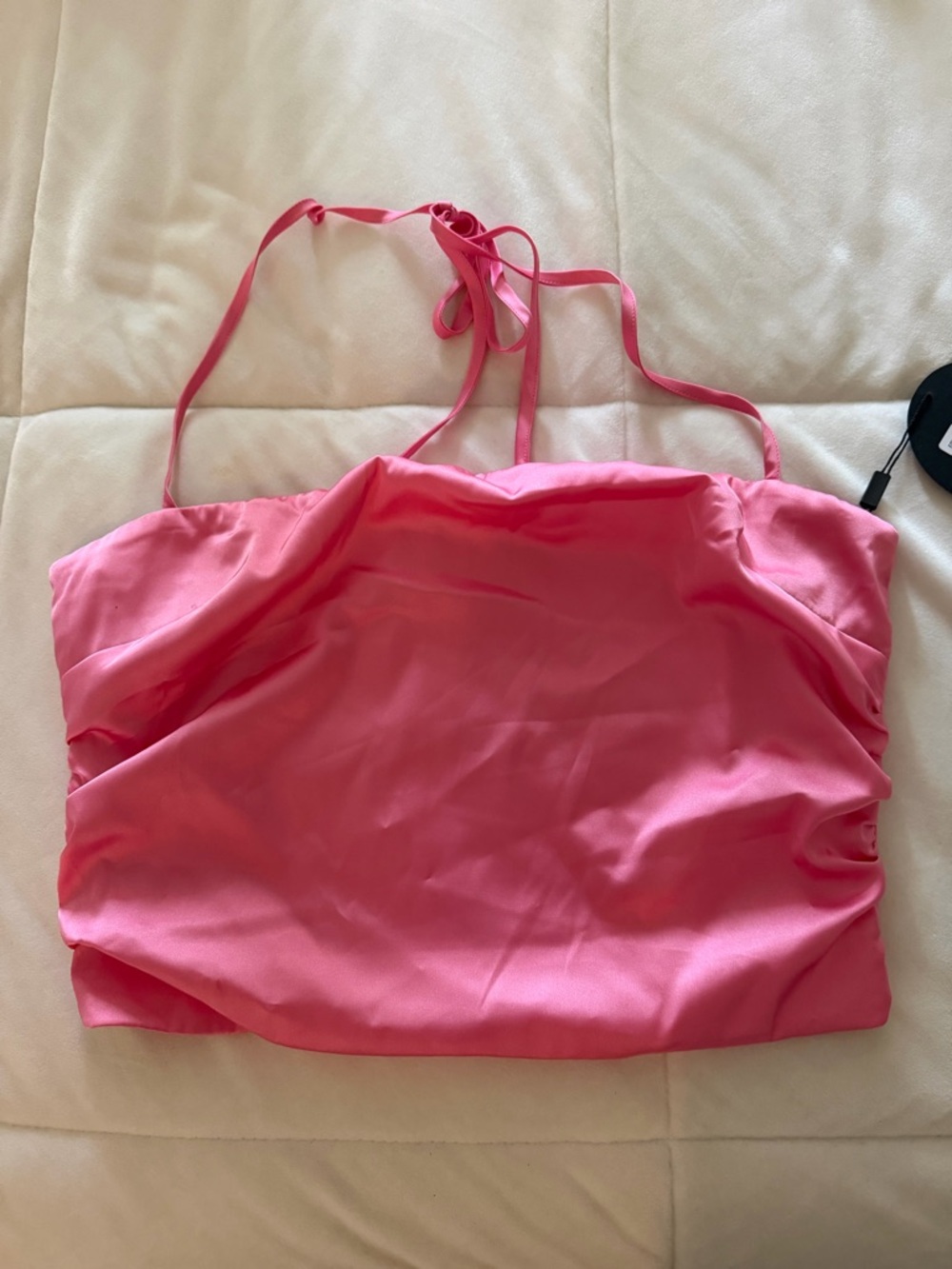 White Fox Boutique Pink Crop Top